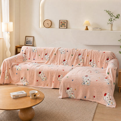 Full-Width Customizable Patterned Material for Industrial Commercial Blanket Manufacturing Flannel Fabric - Image 4
