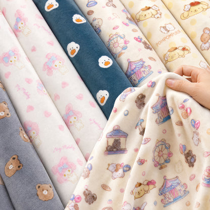 Custom-Patterned Varying Weights for Bedroom Bedspread Blanket Shubao Velvet Fabric - Image 1