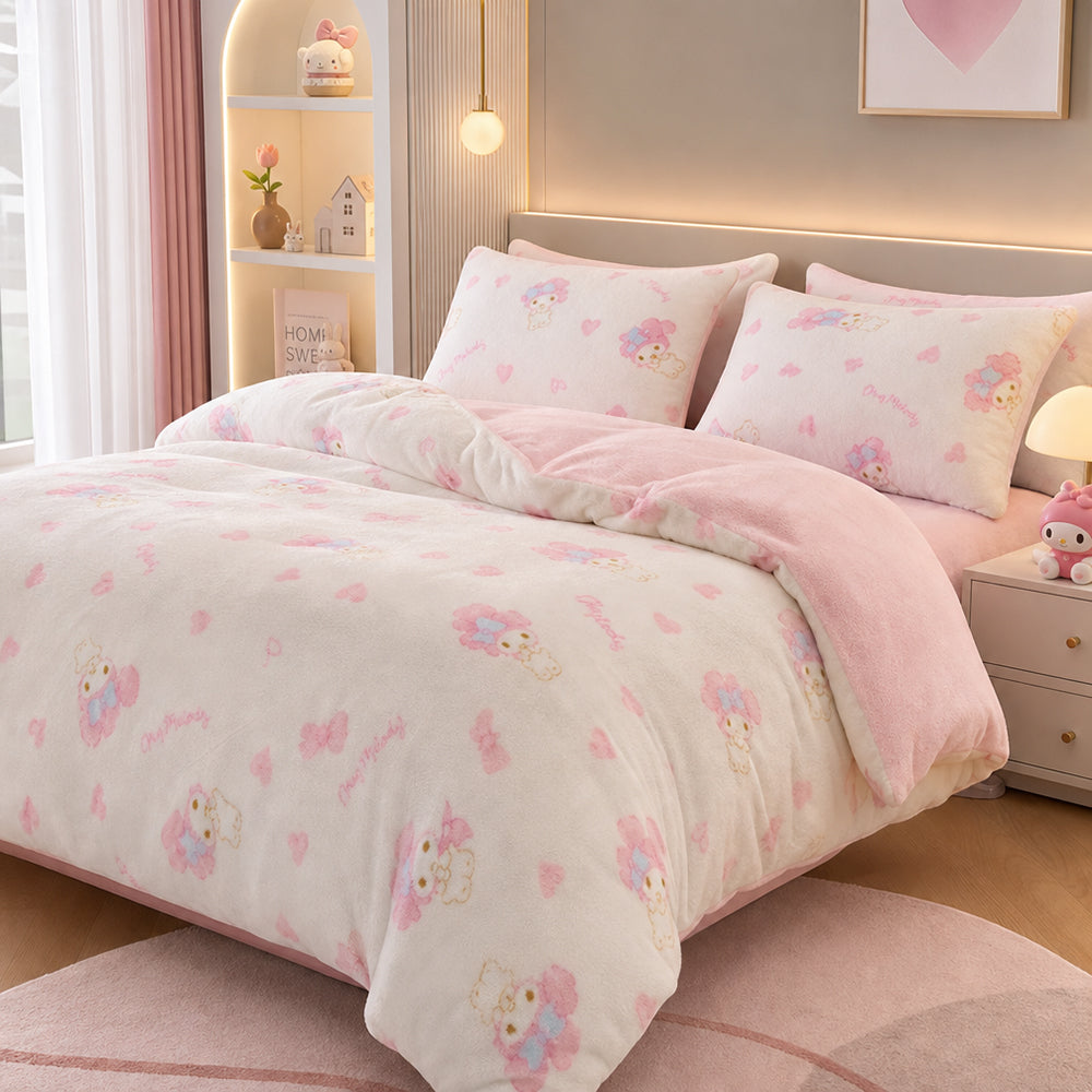 Personalized Uniform Thickness Cosy Throw for Couch Sheet Printed Velvet Flannel Fabric - Image 3