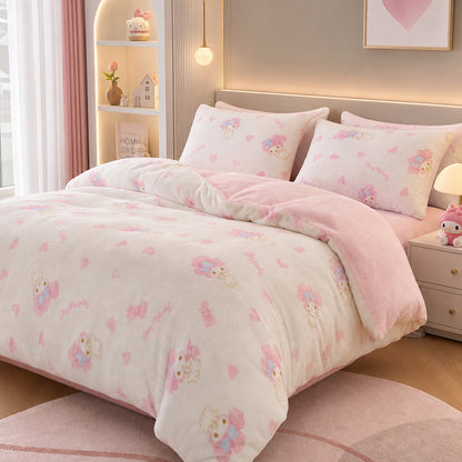 Personalized Uniform Thickness Cosy Throw for Couch Sheet Printed Velvet Flannel Fabric - Image 3