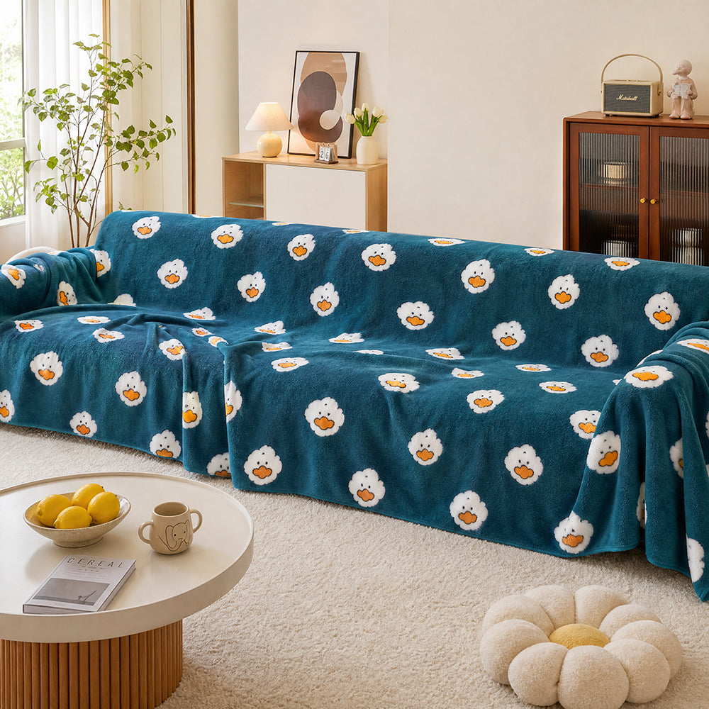 Screen Printed Fade-Resistant Custom Patterns for Quilt Covers Winter Flannel Fabric - Image 3