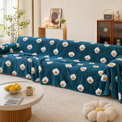 Screen Printed Fade-Resistant Custom Patterns for Quilt Covers Winter Flannel Fabric - Image 3