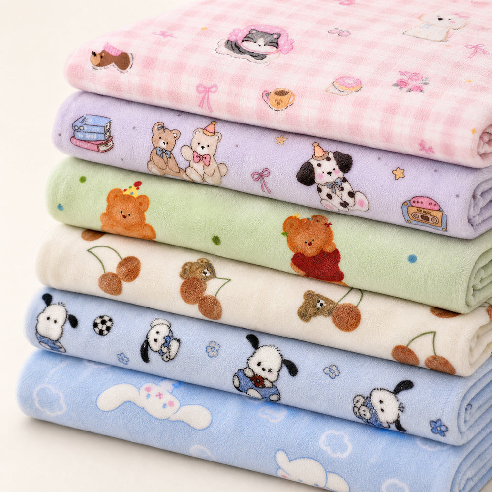 Premium Fleece Sourcing Global Exporter Custom Print Autumn Winter Flannel Fabric - Image 1