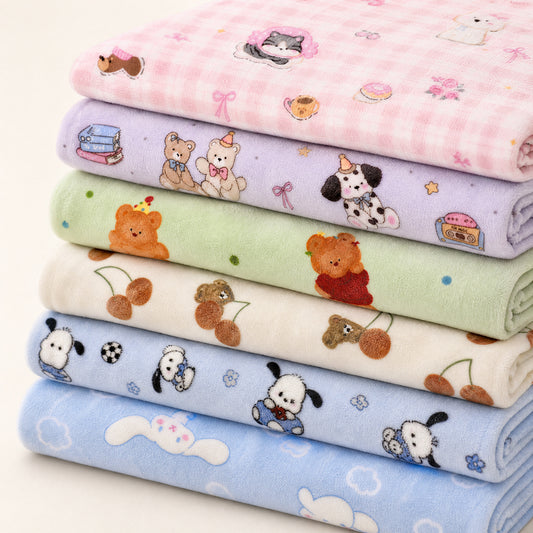 Premium Fleece Sourcing Global Exporter Custom Print Autumn Winter Flannel Fabric - Image 1