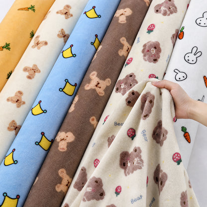 On-Demand Printing Customizable GSM for Bedding Sets Autumn Winter Flannel Fabric - Image 2
