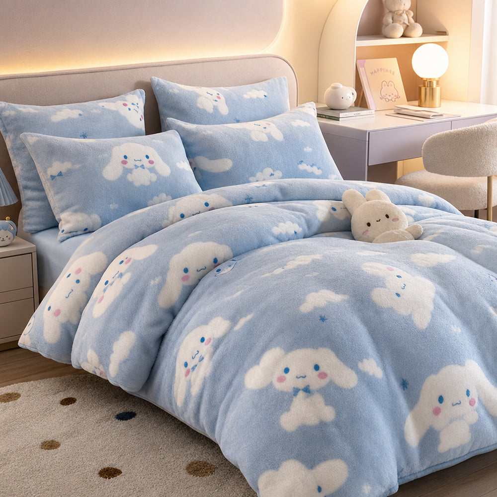 On-Demand Printing Customizable GSM for Bedding Sets Autumn Winter Flannel Fabric - Image 3