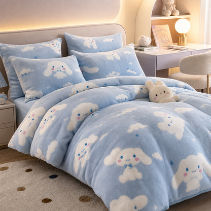 On-Demand Printing Customizable GSM for Bedding Sets Autumn Winter Flannel Fabric - Image 3