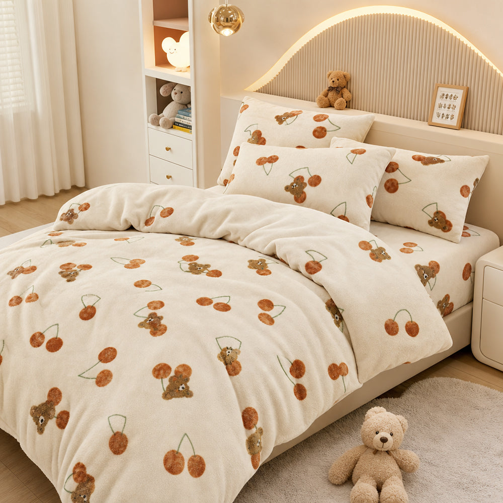 Made-to-Order Uniform Thickness Cosy Throw for Couch Sheet Printed Velvet Flannel Fabric - Image 2