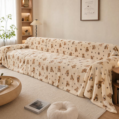 High-Luster Extra-Soft Protective Sofa Towel Bolting Cloth Custom Patterned Velvet Fabric - Image 4