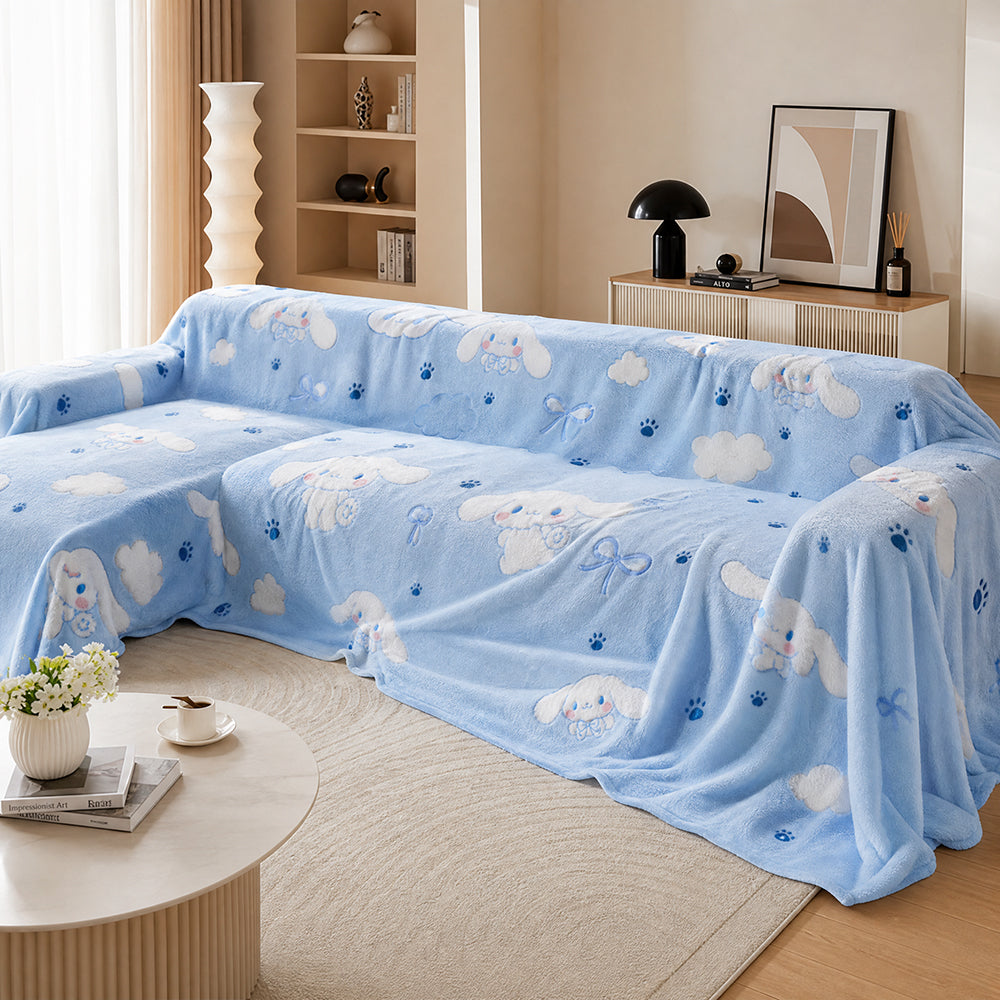 High-Definition Rotary Cartoon Customizable Roll for AC Quilt Printed Coral Velvet Fabric - Image 3