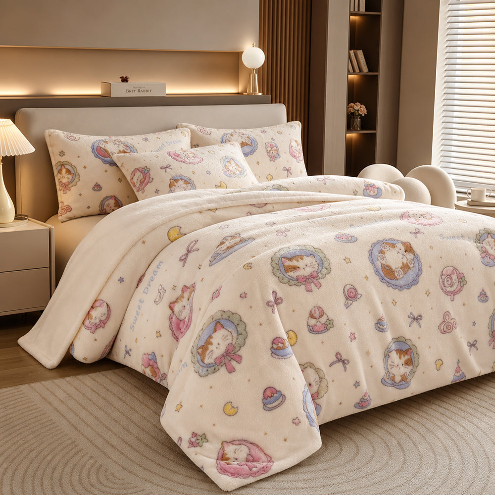 Fleece Sourcing Global Exporter Custom Cartoon Print Autumn Winter Flannel Fabric - Image 2
