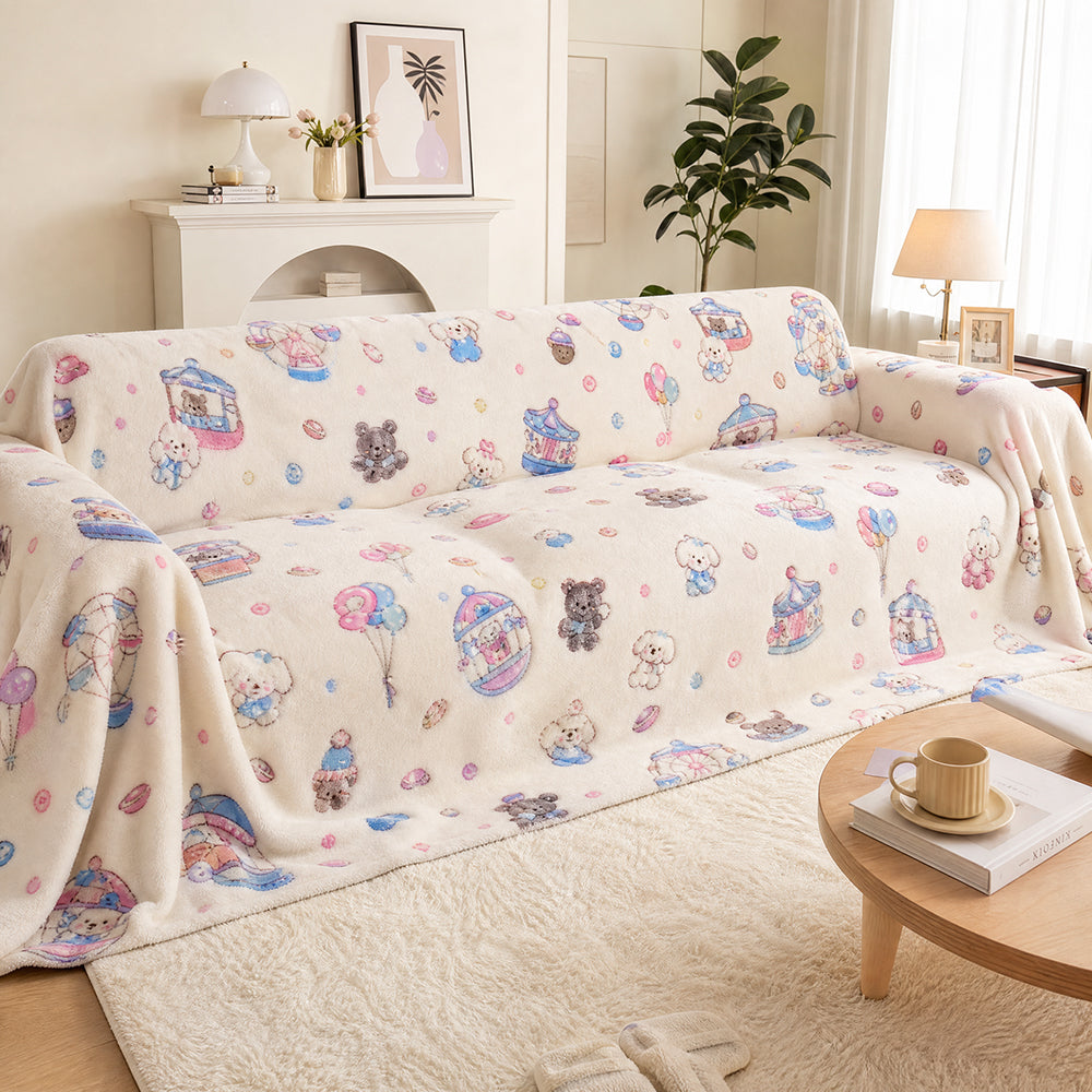 High-Density Animation 260-460GSM Options for Heavy Winter Bedding Flannel Fabric - Image 3