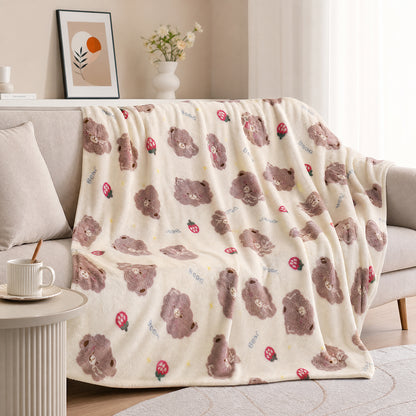 Customized Pattern Autumn Winter Various GSM for Bedding Set Printed Velvet Fabric - Image 3