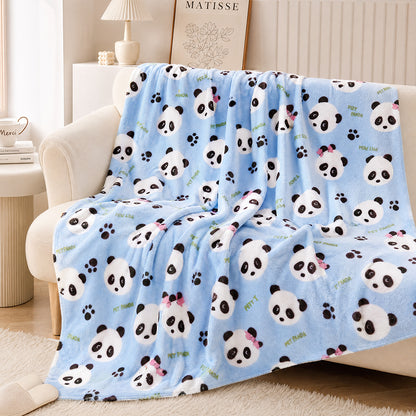 Certified Eco-Friendly Skin-Friendly Blanket Sheet Material Printed Winter Velvet Fabric - Image 1
