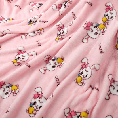 Certified Eco-Friendly Skin-Friendly Blanket Sheet Material Printed Winter Velvet Fabric - Image 2