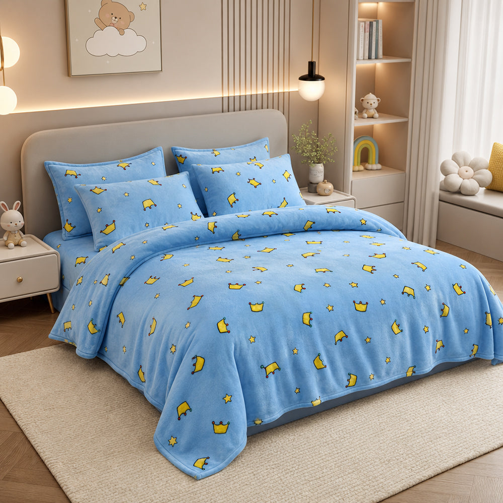 Anti-Pilling Digital Varying Weights for Home Blankets Printed Flannel Fleece Fabric - Image 2