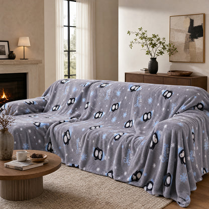 Anti-Pilling Digital Varying Weights for Home Blankets Printed Flannel Fleece Fabric - Image 3