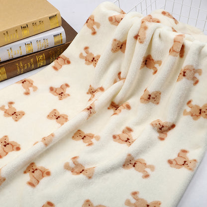 Anti-Pilling Digital Varying Weights for Home Blankets Printed Flannel Fleece Fabric - Image 4