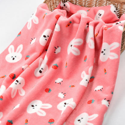 Double-Faced Custom Graphic Roll General Purpose for Comforters Printed Flannel Fabric - Image 2