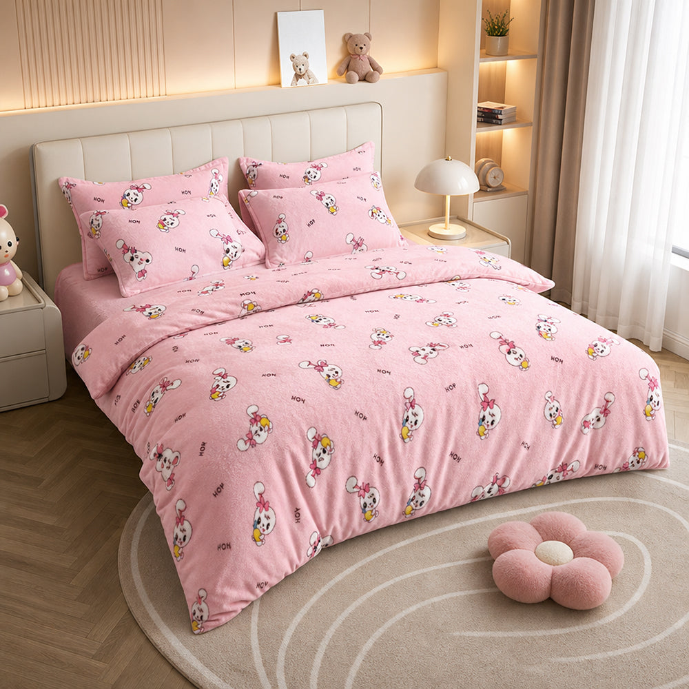 Premium Grade Custom Pattern Roll for Multi-Functional Heat-Retention Bedcover Blanket Flannel Fabric - Image 4