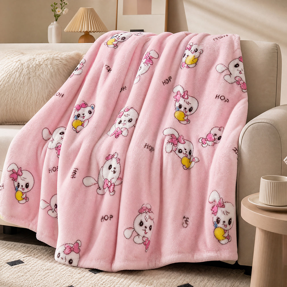 Custom-Patterned Varying Weights for Bedroom Bedspread Material Soft Velvet Fabric - Image 2