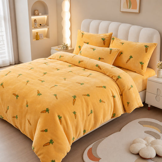 Discharge Printed Non-Shedding Custom Roll for Bedding Sheets Velour Fabric - Image 1