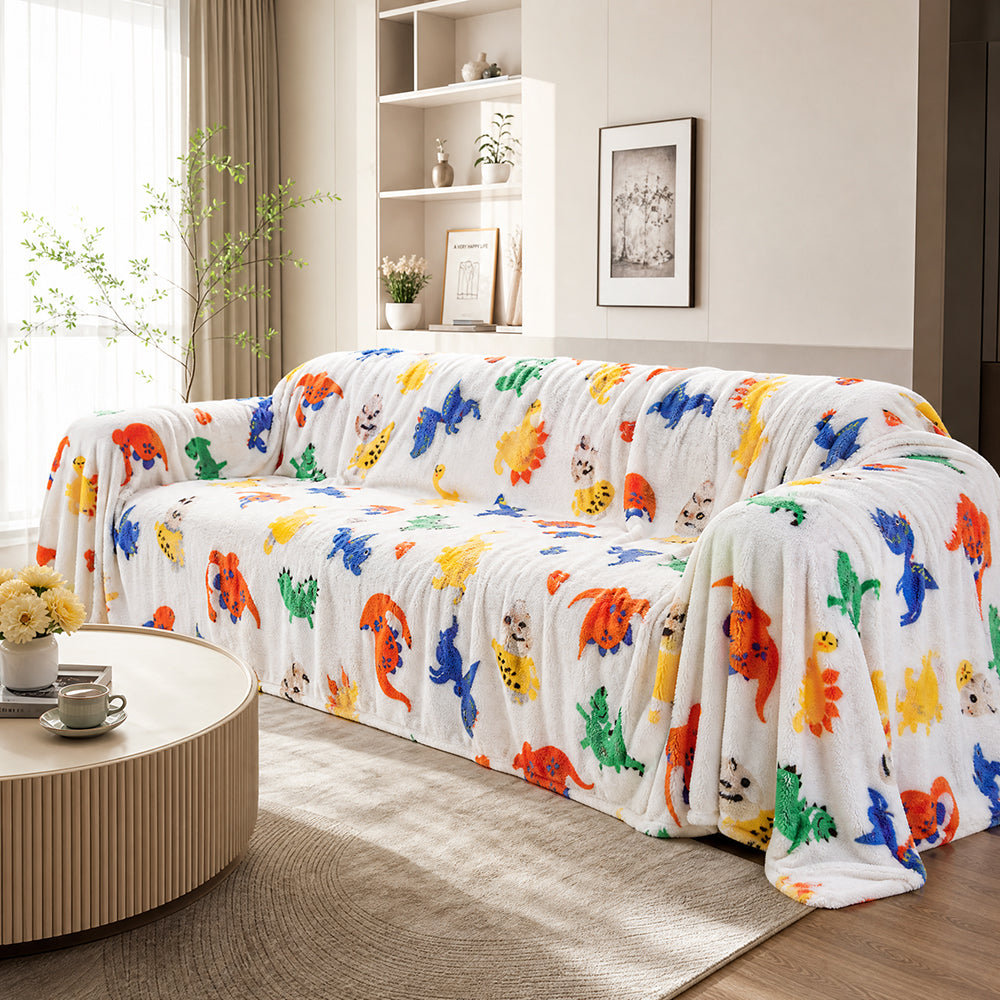 Made-to-Order Uniform Thickness for Couch Sheets Printed Flannel Fleece Fabric - Image 3