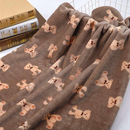 Roller Printed Colorfast Custom Patterns for Quilt Covers Winter Flannel Fabric - Image 4