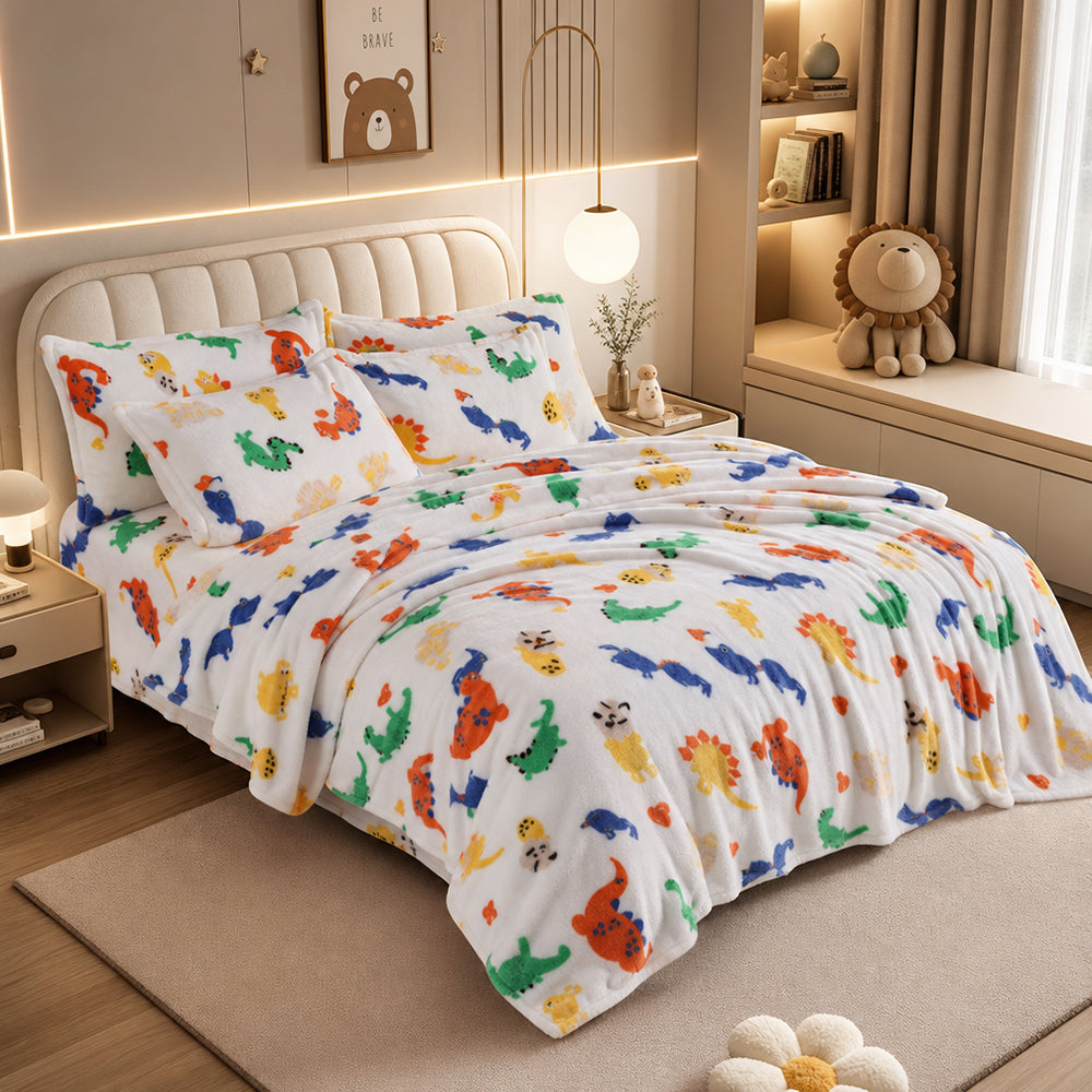 Rotary Roller Printed Colorfast Custom Patterns for Quilt Covers Winter Velvet Fabric - Image 1