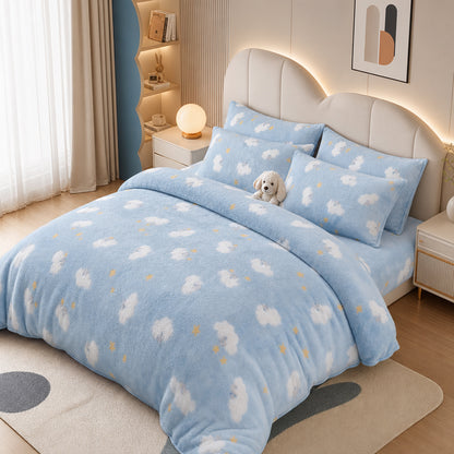 Premium Grade Active-Printed Skin-Friendly Blanket Textile Yardage Autumn Flannel Fabric - Image 2