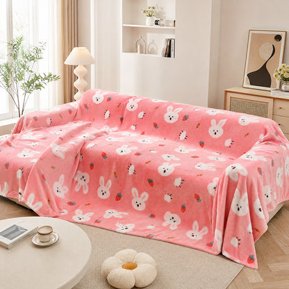 Premium Grade Active-Printed Skin-Friendly Blanket Textile Yardage Autumn Flannel Fabric - Image 3