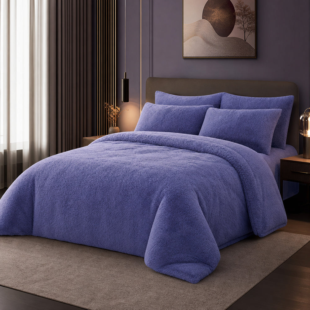 Premium Solid Plain Perfect Weight Material for All-Season AC Blanket Throws Flannel Fabric - Image 3