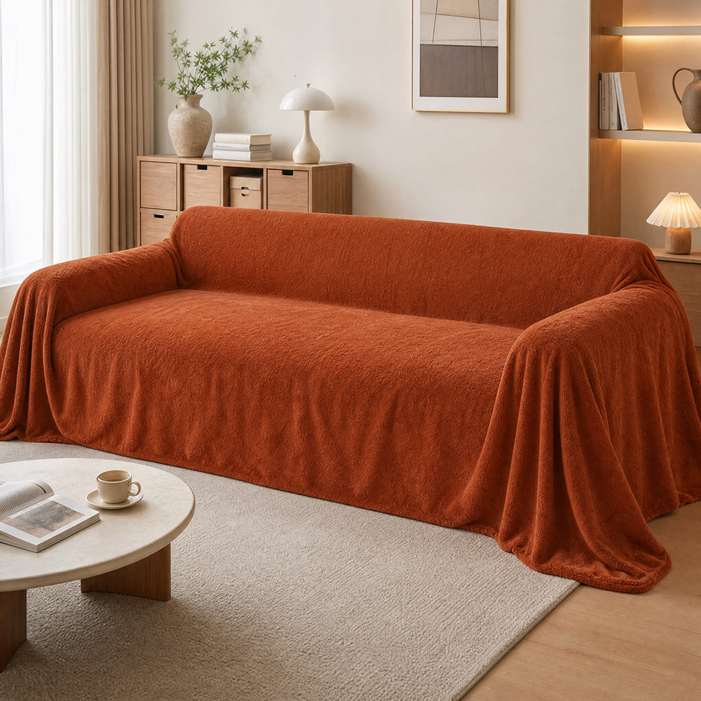 Premium Solid Plain Perfect Weight Material for All-Season AC Blanket Throws Flannel Fabric - Image 4