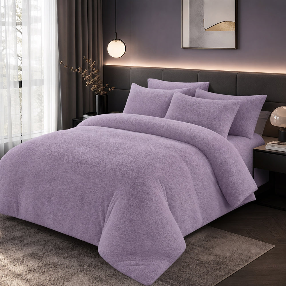 Colorfast Solid Durable Material for Quilt Covers Long-Staple Flannel Fleece Fabric - Image 1