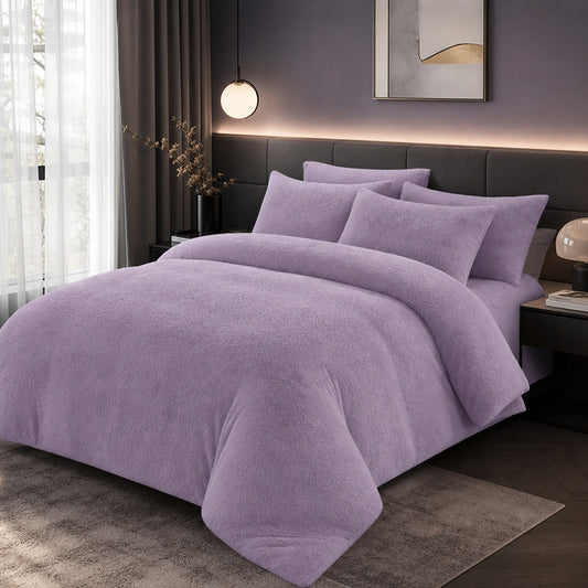 Colorfast Solid Durable Material for Quilt Covers Long-Staple Flannel Fleece Fabric - Image 1