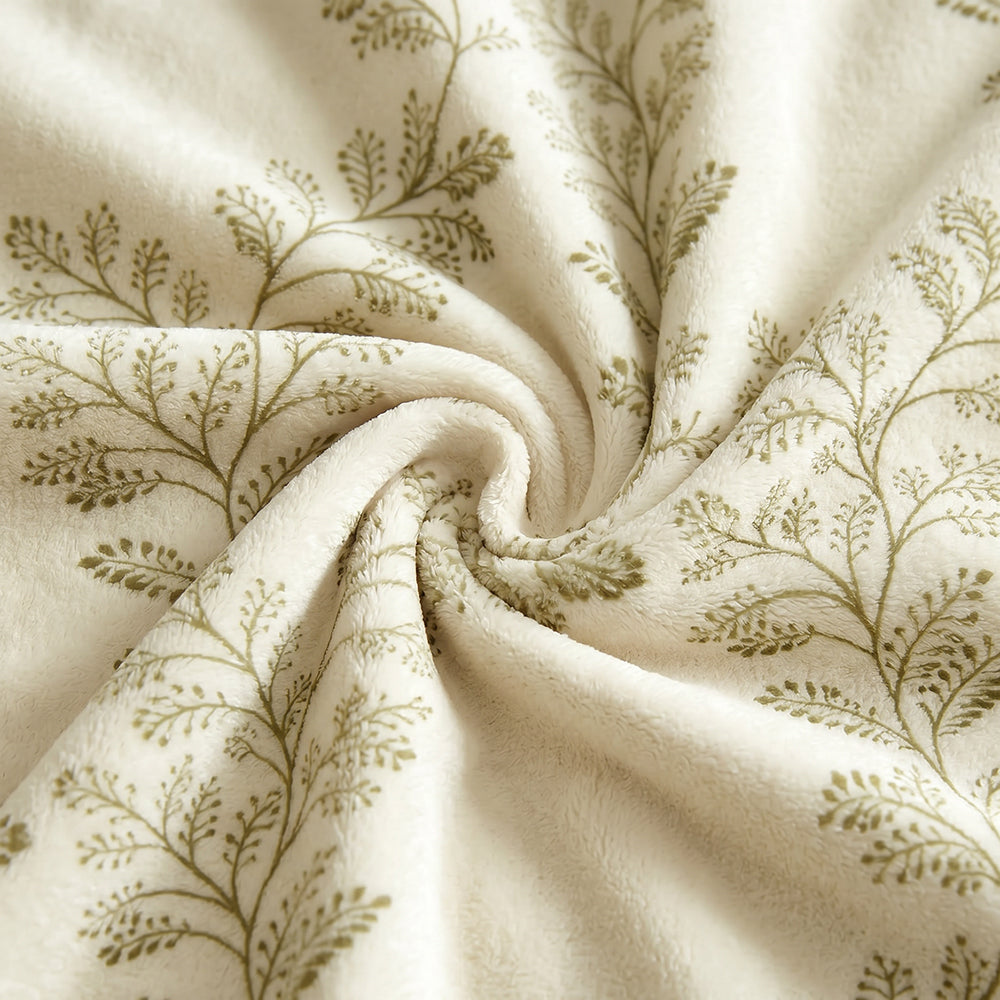 Coral Fleece Blanket Throw Thick Plush Warm Fabric - Image 2