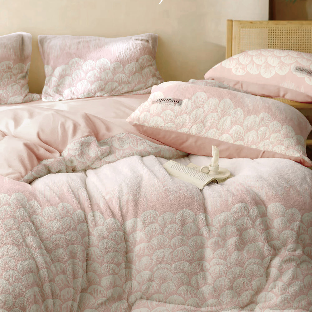 Custom Wide Width Flannel Sofa Cover Bedding Warm Durable Fabric - Image 1
