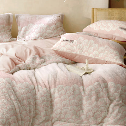 Custom Wide Width Flannel Sofa Cover Bedding Warm Durable Fabric - Image 1