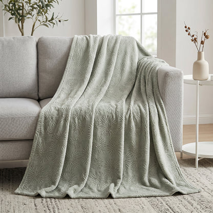 Custom Wide Width Flannel Sofa Cover Bedding Warm Durable Fabric - Image 2