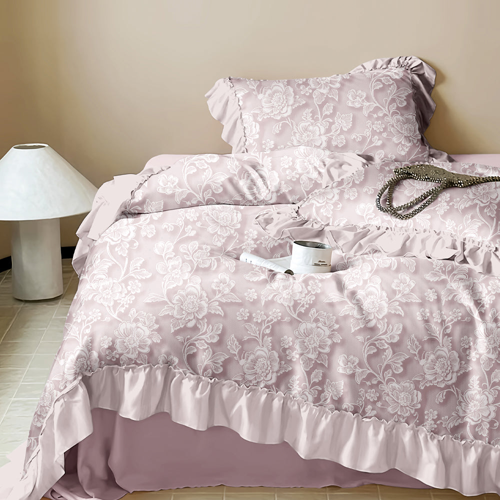 Hot Stamped Coral Fleece Home Decor Elegant Soft Plush Fabric - Image 4