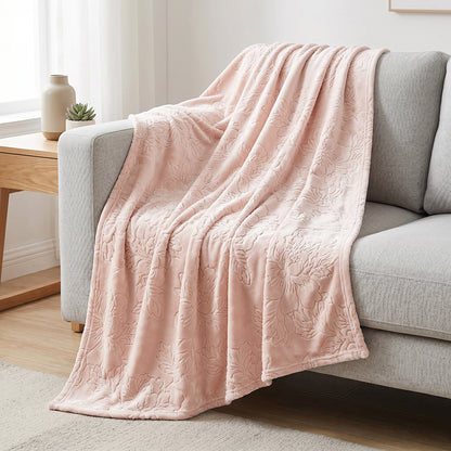 Coral Fleece Sofa Slipcover Blanket Versatile Plush Comfortable Fabric - Image 1