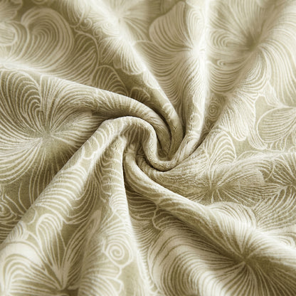 Embossed Flannel Home Decor Velvety Elegant Warm Fabric - Image 1