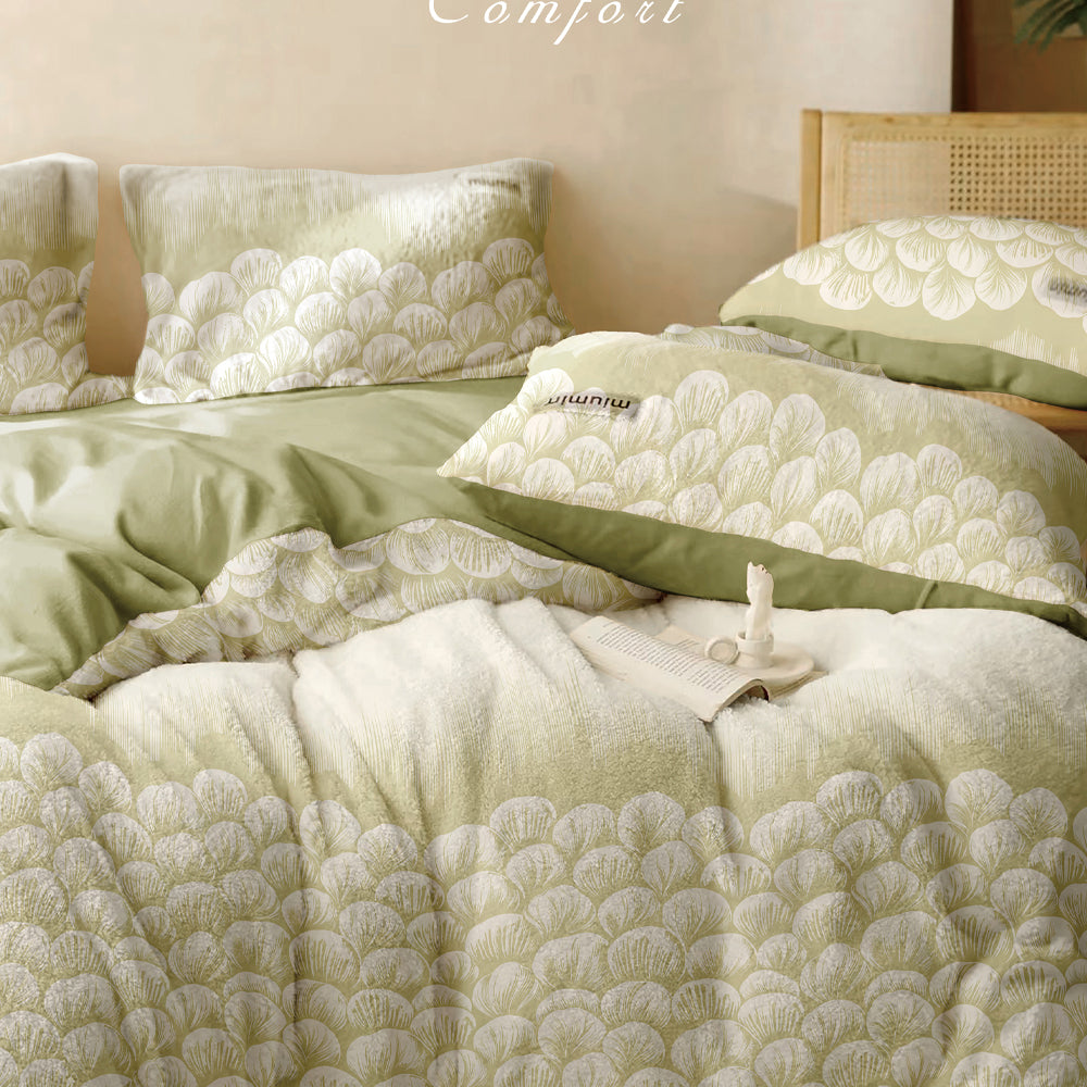Embossed Flannel Home Decor Velvety Elegant Warm Fabric - Image 4