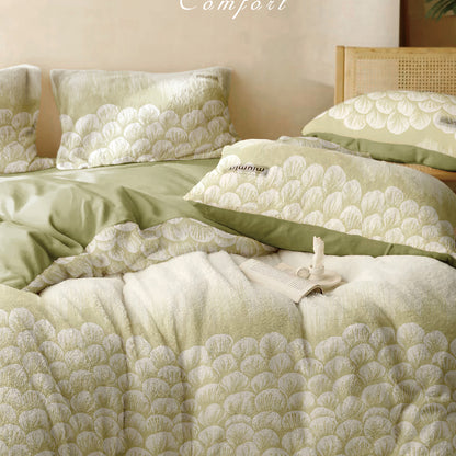 Embossed Flannel Home Decor Velvety Elegant Warm Fabric - Image 4