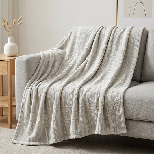Rabbit Fur Look Sofa Cover Cushion Home Fluffy Plush Fabric - Image 2