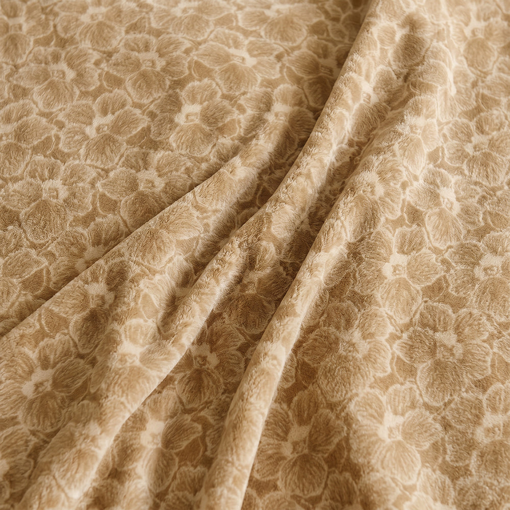 Heavyweight Coral Fleece Bedding Set Thick Warm Plush Fabric - Image 1