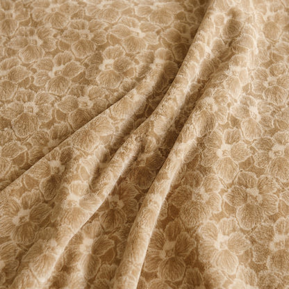 Heavyweight Coral Fleece Bedding Set Thick Warm Plush Fabric - Image 1