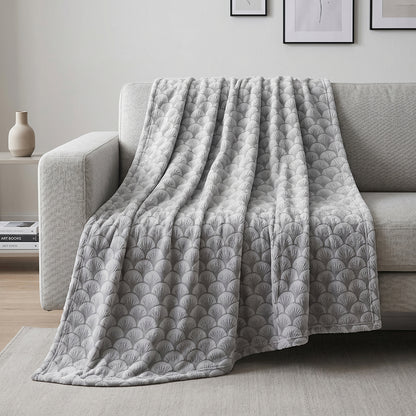 Custom Pattern Flannel Sofa Throw Stylish Soft Warm Fabric - Image 3
