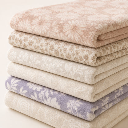 Printed Coral Fleece Bedding Blanket Soft Cozy Plush Fabric - Image 1