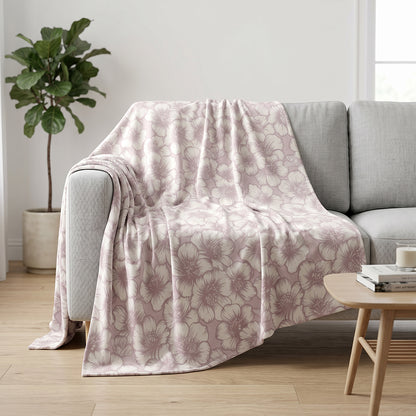 Printed Coral Fleece Bedding Blanket Soft Cozy Plush Fabric - Image 2